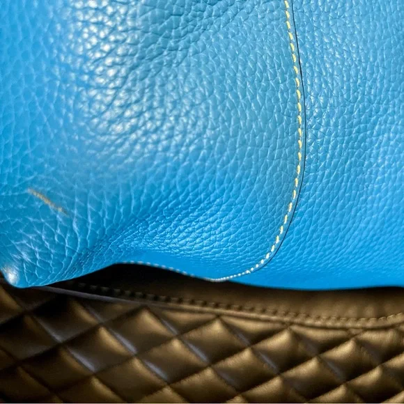 - Dooney & Bourke tote handbag Chelsea blue. Pebble l… - Picture 11 of 11